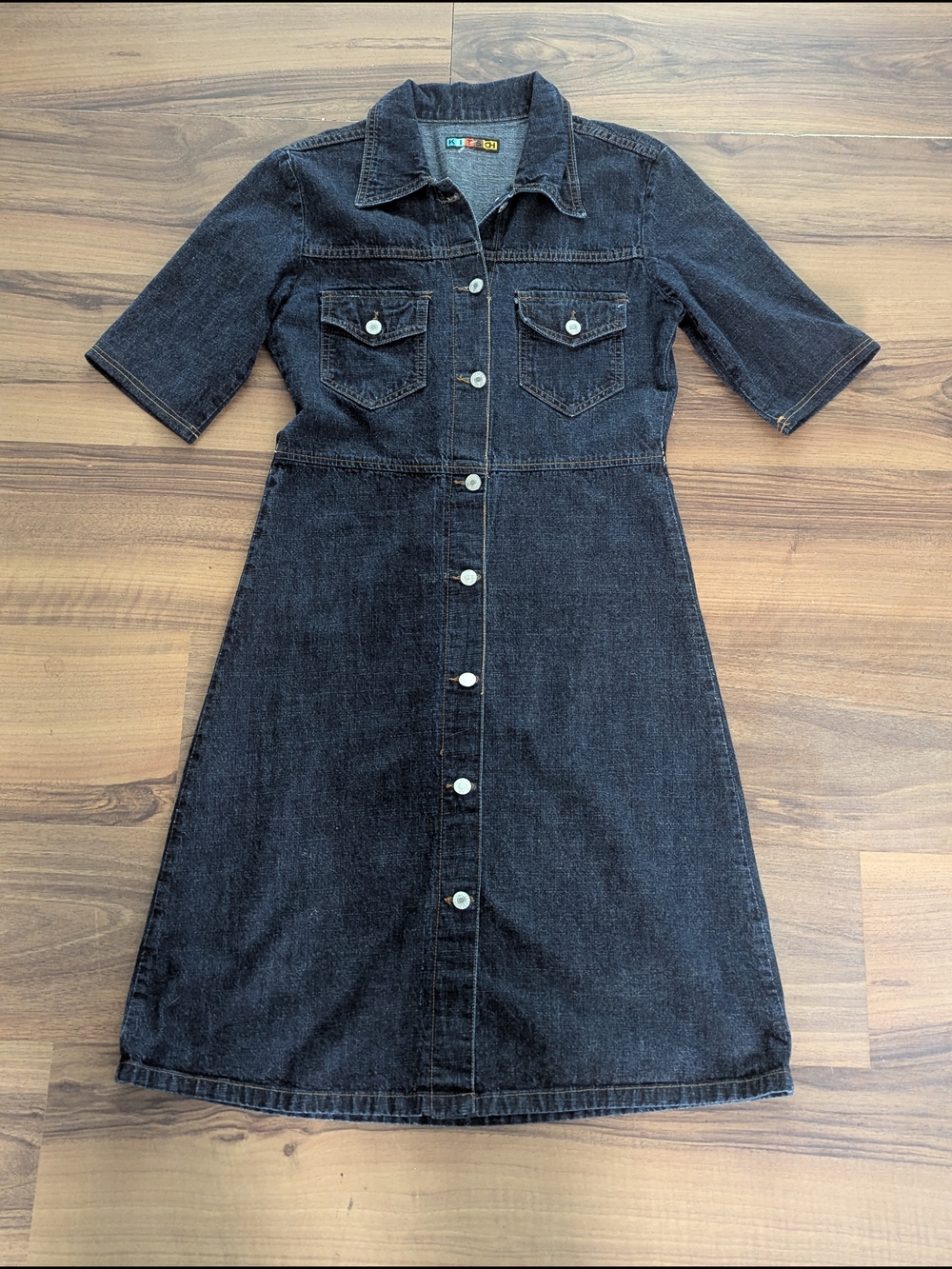Vintage Kitsch Denim Dress 90s/ Y2k